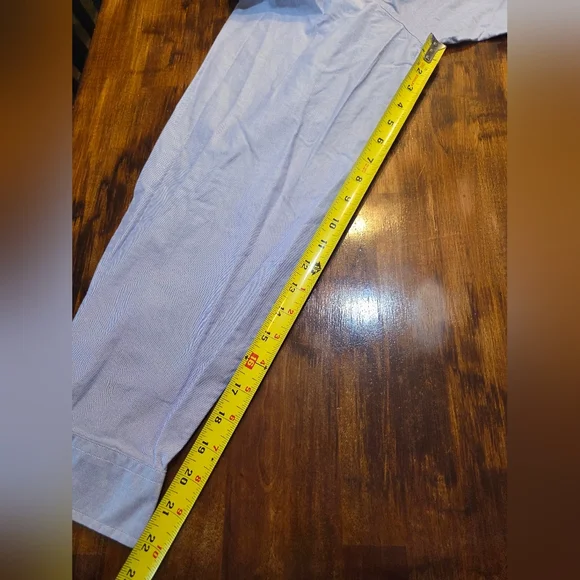 L.L. Bean Button Down Casual Light Blue Shirt Long Sleeves Size 2XL 100%Cotton - Picture 6 of 7